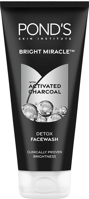 POND'S Bright Miracle Activated Charcoal Detox Face Wash