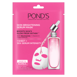 POND'S Skin Brightening Serum Mask – Niacinamide & Vitamin E Sheet Mask